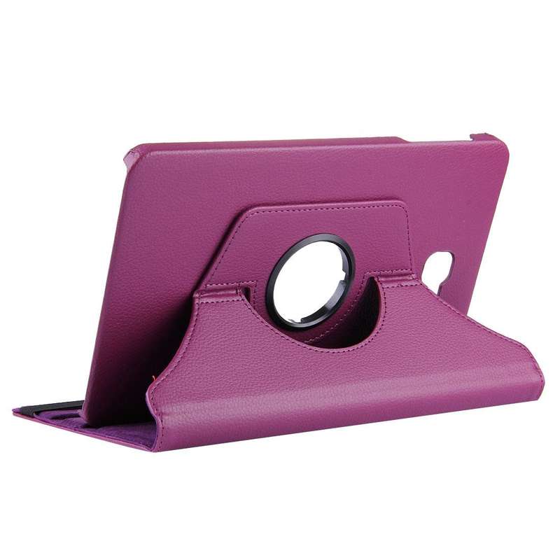 For Galaxy Tab A 10.1 / T580 Litchi Texture Horizontal Flip 360 Degrees Rotation Leather Case wit...