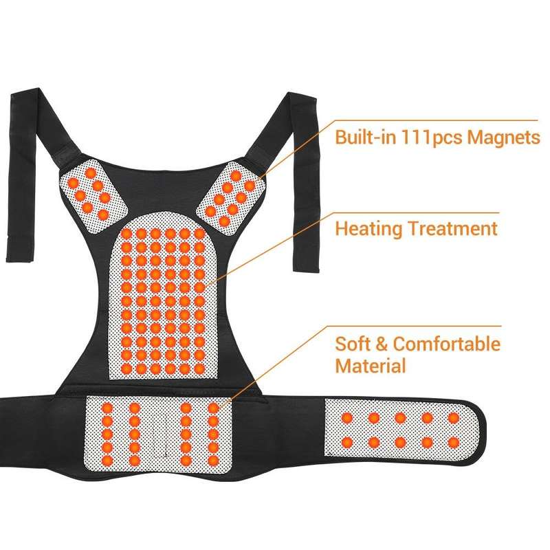 HailiCare Household Neck Back Waist Protector Waistcoat Warm Vest Protective Gear with Magnet The...
