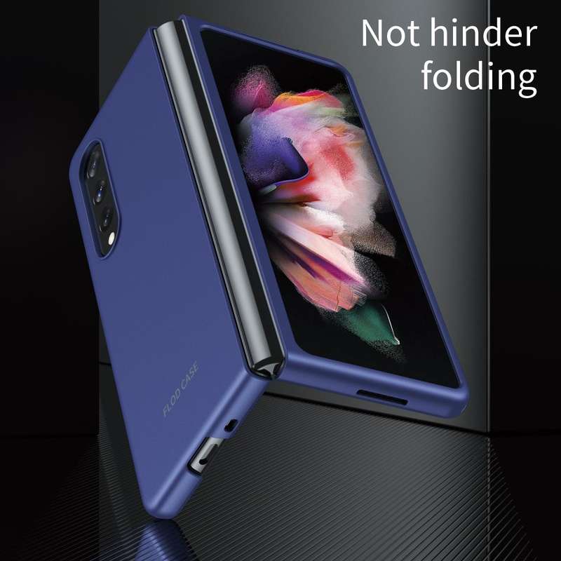 For Samsung Galaxy Z Fold4 5G Skin Feel Shockproof PC Fold Protective Phone Case(Green)