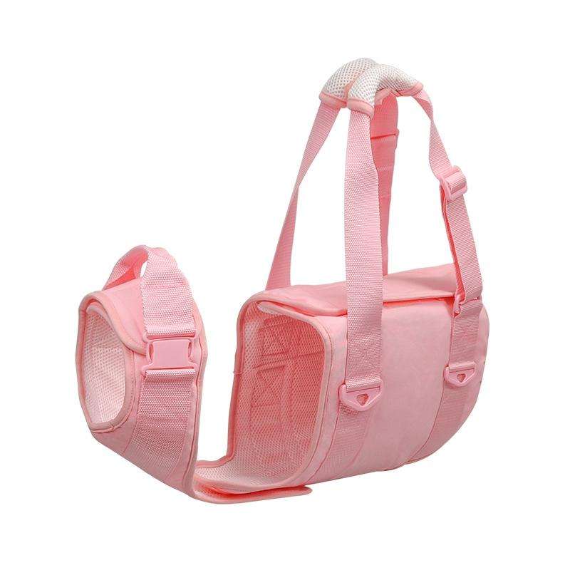 Pet Leash Senior Dogs Walking Aids Chest Harness, Size: M(Pink)