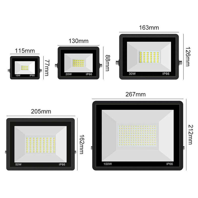 20W PIR LED Spotlight Outdoor Project Light Waterproof Garden Energy-Saving Lighting Floodlight, ...