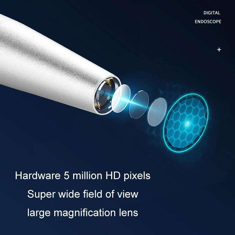 5 Million Digital Electron Microscope Magnifying Dermatoscope, Specification: B008 Waterproof