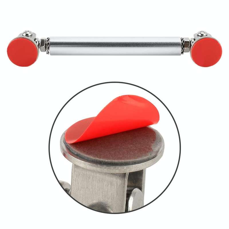 2 PCS Car Modification Adhesive Surrounded Rod Lever Front and Rear Bars Fixed Front Lip Back Sho...