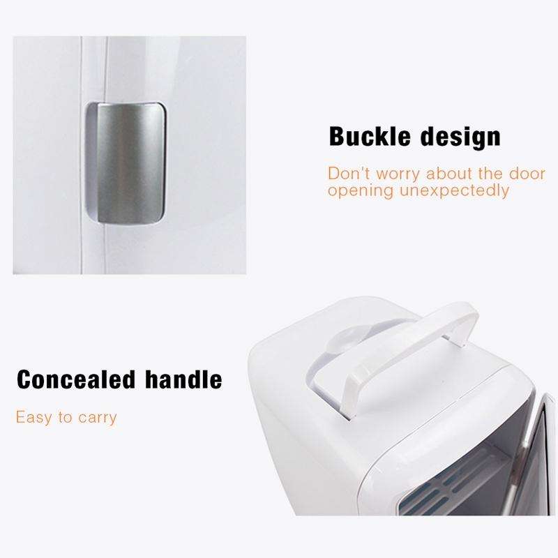 4L Mini Car Refrigerator Electric Cooler / Warmer, Random Color Delivery
