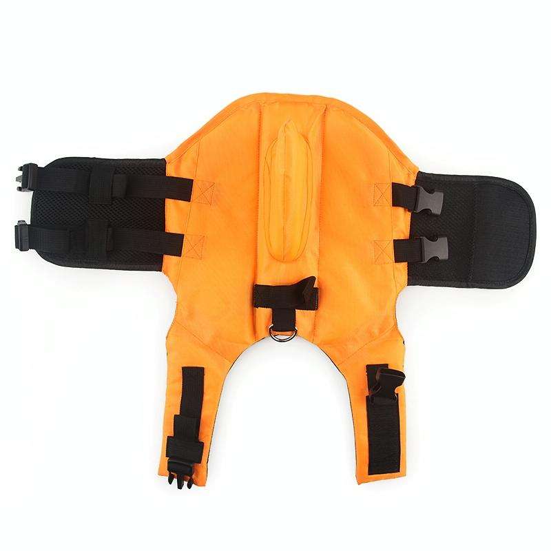 Summer Pet Life Jacket Dog Safety Clothes Dogs Swimwear Pets Safety Swimming Suit, Size:XL(Yellow)