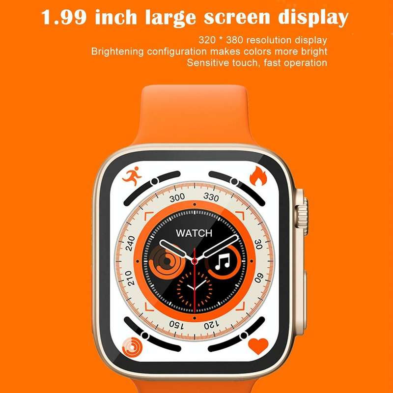 KD99 Ultra 1.99 inch IPS Screen Smart Watch, Support Heart Rate & Blood Oxygen Monitoring / Sport...