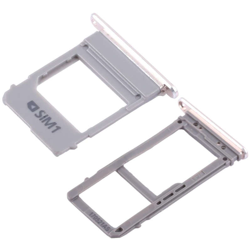 For Galaxy A520 / A720 2 SIM Card Tray + Micro SD Card Tray (Gold)