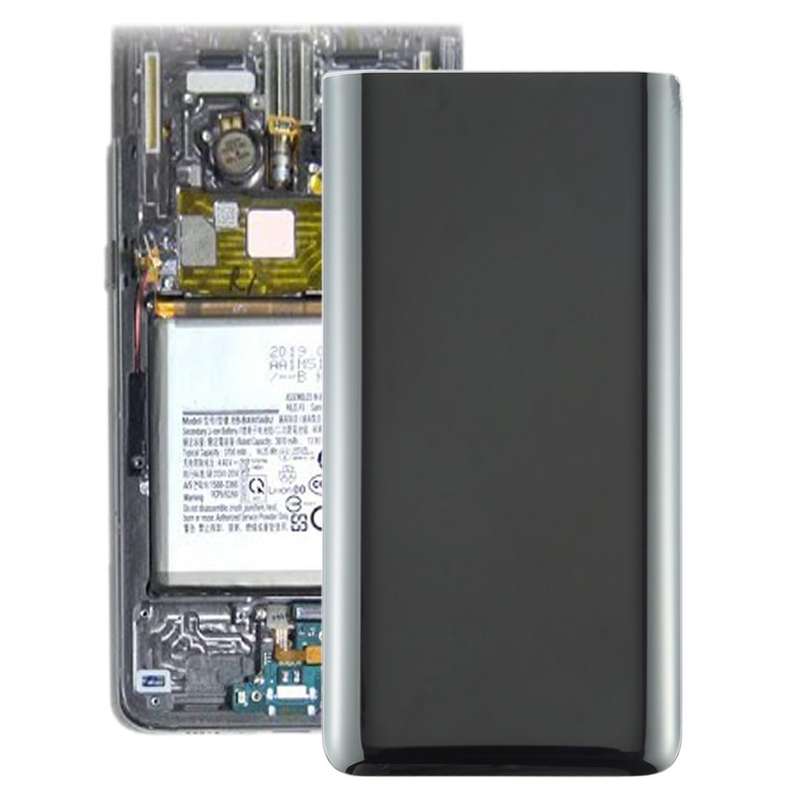 For Galaxy A80 Battery Back Cover (Black)