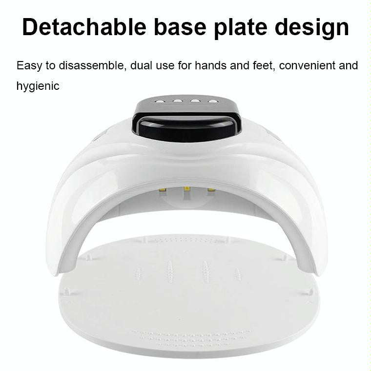 M5Plus 168W 42UV/LED Intelligent Induction Nail Lamp with Phone Holder Function(EU Plug)