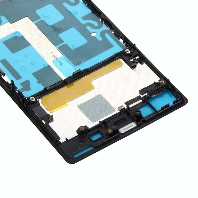 Front Housing LCD Frame Bezel Plate  for Sony Xperia Z1 / C6902 / L39h / C6903 / C6906 / C6943(Bl...
