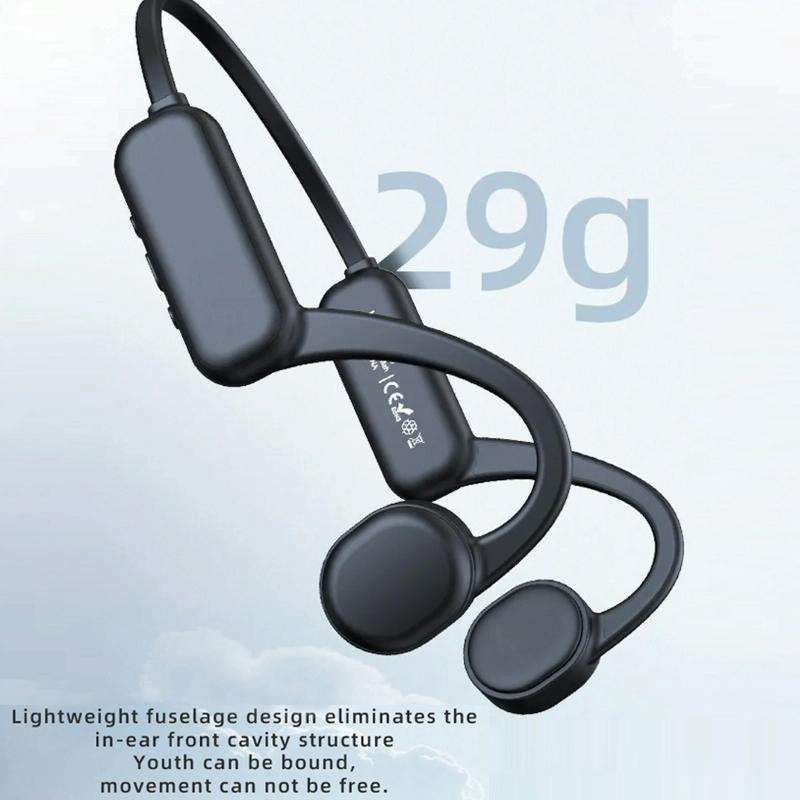 DG-X18 Bone Conduction Bluetooth Headphones Swimming IPX8 Waterproof Sports Headphones, Memory Ca...
