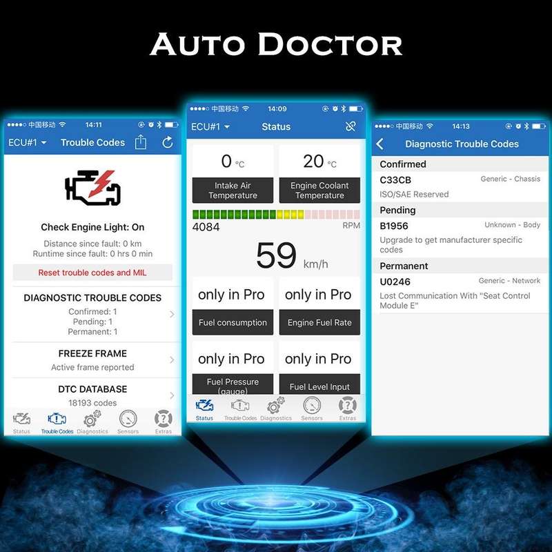 Mini Bluetooth 4.0 ELM327 OBD Car Fault Diagnostic Scanner