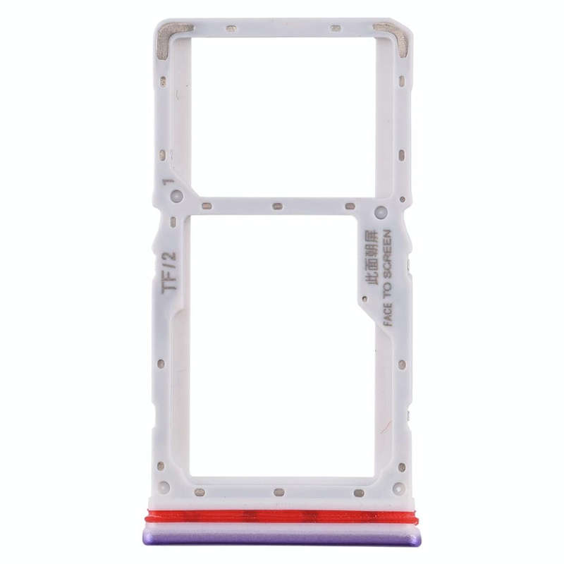 SIM Card Tray + SIM / Micro SD Card Tray for Xiaomi Redmi K30 4G(Purple)