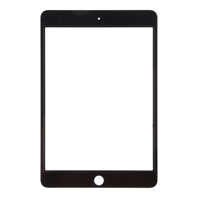 For iPad mini 5 Front Screen Outer Glass Lens with OCA Optically Clear Adhesive(Black)
