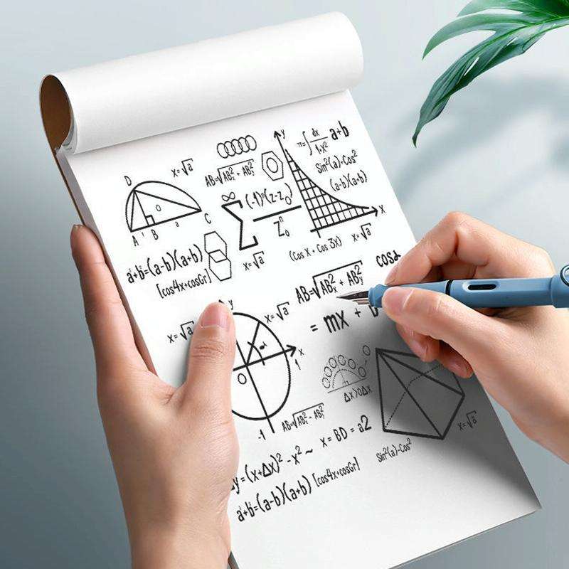 100 Pages /Book Thickened Glue Binding Draft Book Students Multipurpose Blank Sketch Paper(Upgraded)