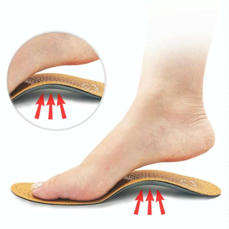 Corrected Flat Foot Arch Pad XO Leg Orthopedic Inner Eight-Shaped Corrective Insole, Size:35/36(B...