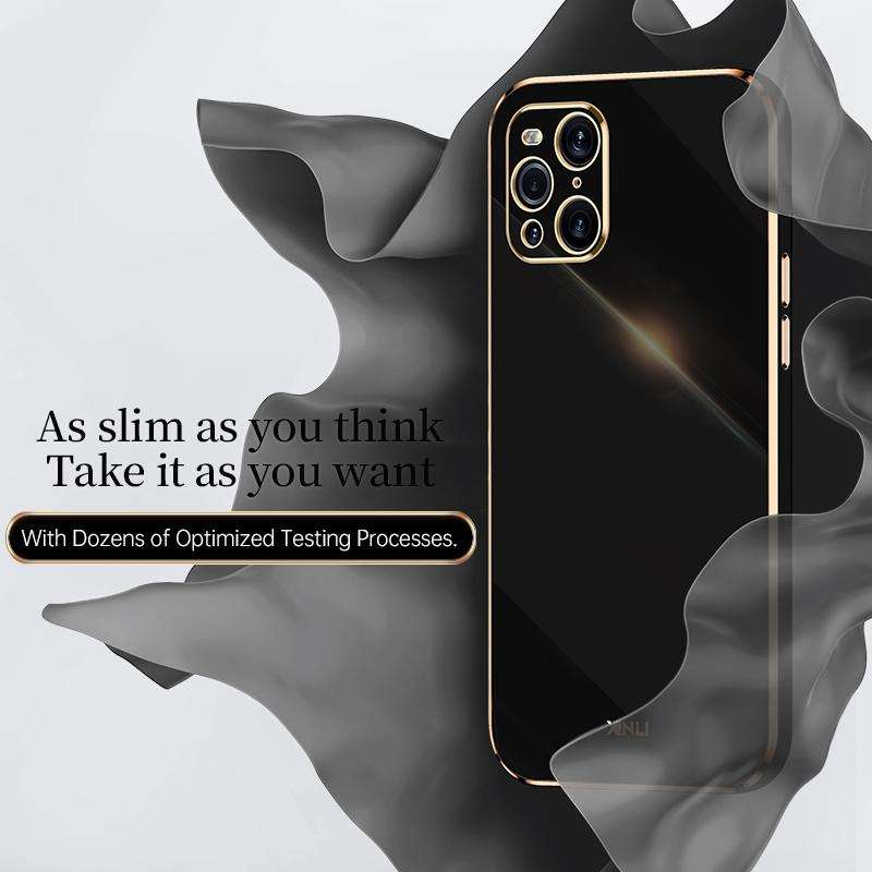 For OPPO Find X3 Pro XINLI Straight 6D Plating Gold Edge TPU Shockproof Case(Mint Green)