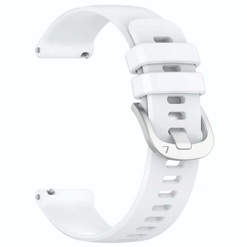 For Garmin vivoactive 5 / Active 5 20mm Silicone Watch Band(White)