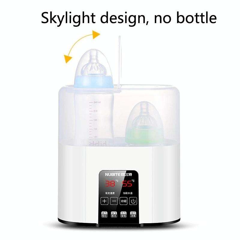 NUBITE N20 2 In 1 Double Bottle Warmer Sterilization Machine, Plug Specifications:, Plug Type:US ...