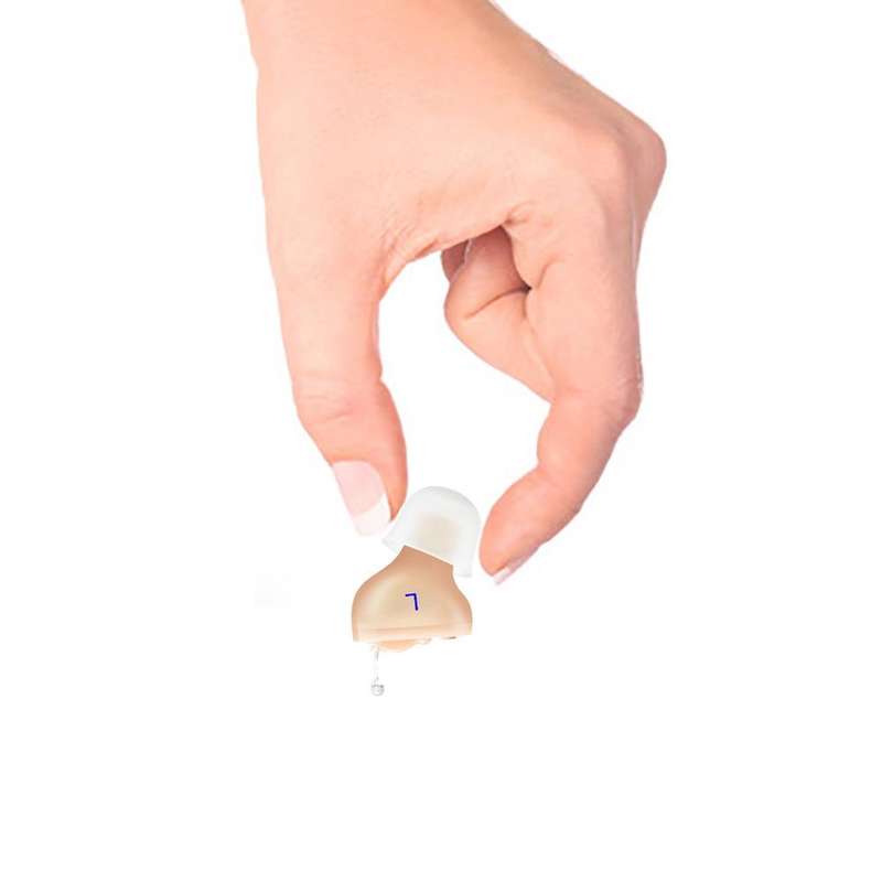 Z-20 In-Ear Hearing Aid Digital Noise Canceling Sound Amplifier(Right Ear Black)