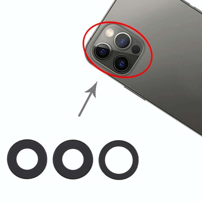 Camera Lens Cover for iPhone 12 Pro(Black)