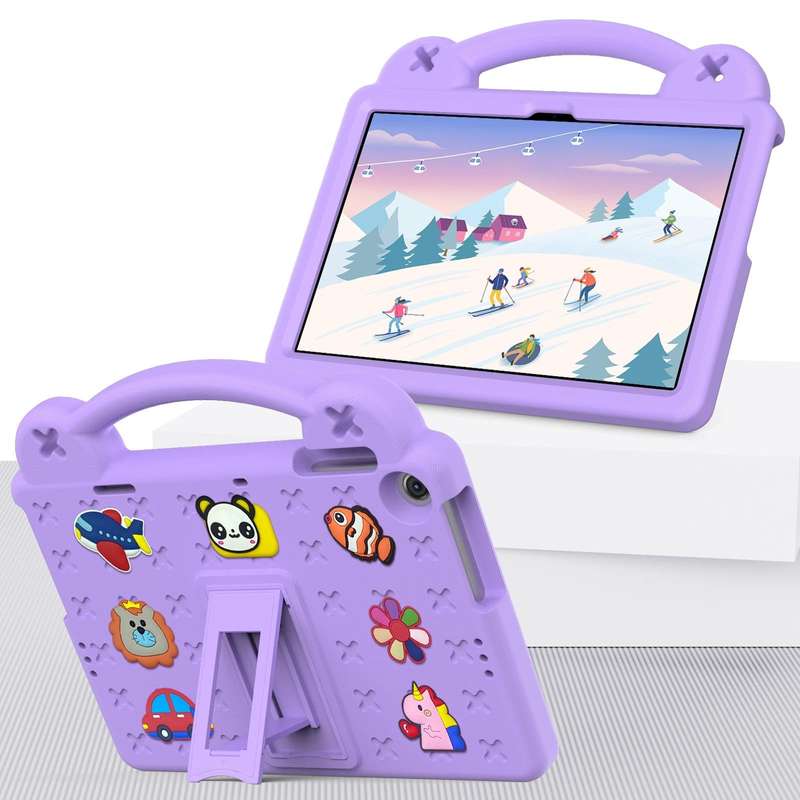 For Lenovo Tab M10 3rd Gen TB328FU / TB328XU 2022 10.1 Handle Kickstand Children EVA Shockproof T...