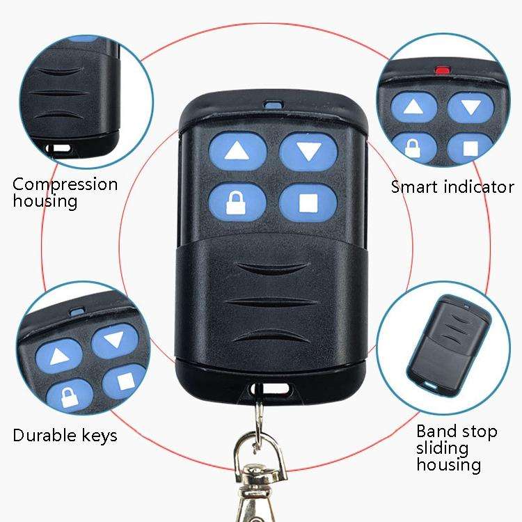 2 PCS Electric Roller Shutter Waterproof Copy Universal Remote Controller Garage Door Remote Cont...