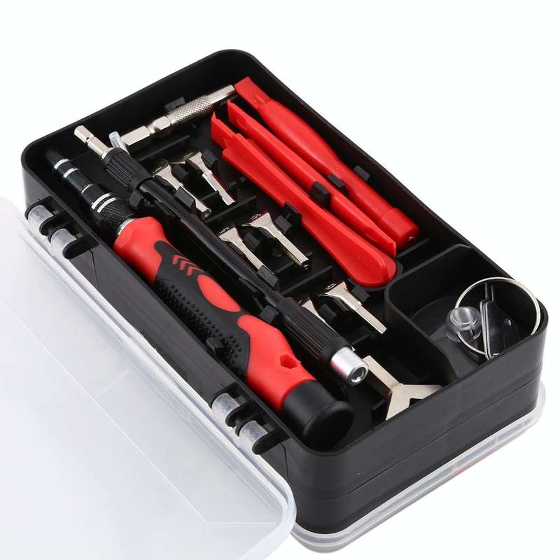 135 in 1 DIY Mobile Phone Disassembly Tool Clock Repair Multi-function Tool Screwdriver Set(Black...