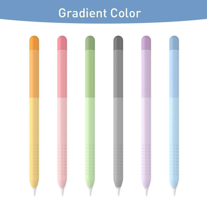 DUX DUCIS Gradient Silicone Stylus Protective Case for Apple Pencil 1st Gen(Green)