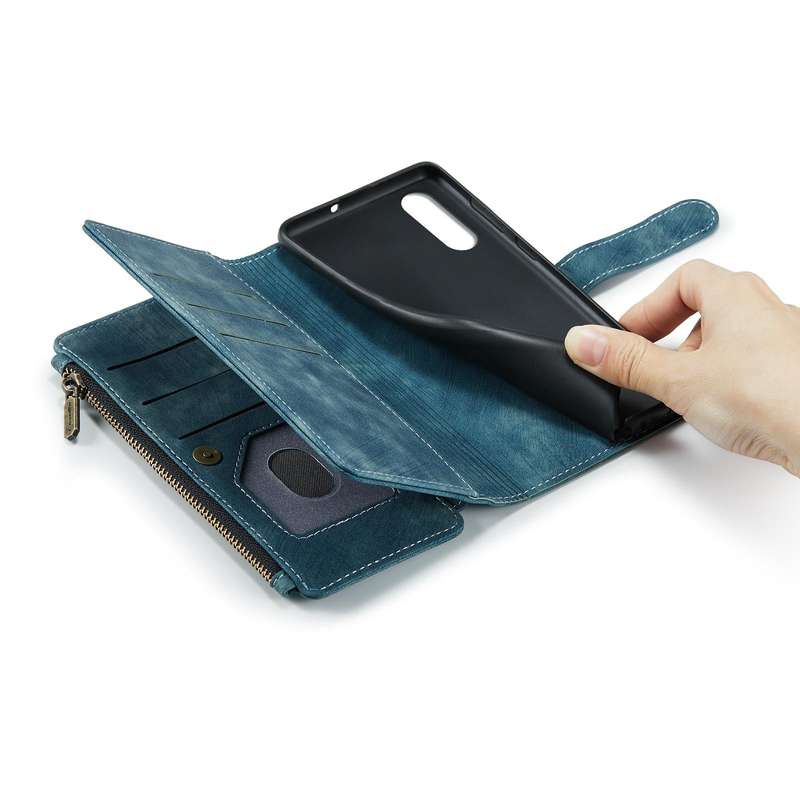 For Samsung Galaxy A30s / A50s / A50 CaseMe-C30 Multifunctional Horizontal Flip PU + TPU Phone Ca...