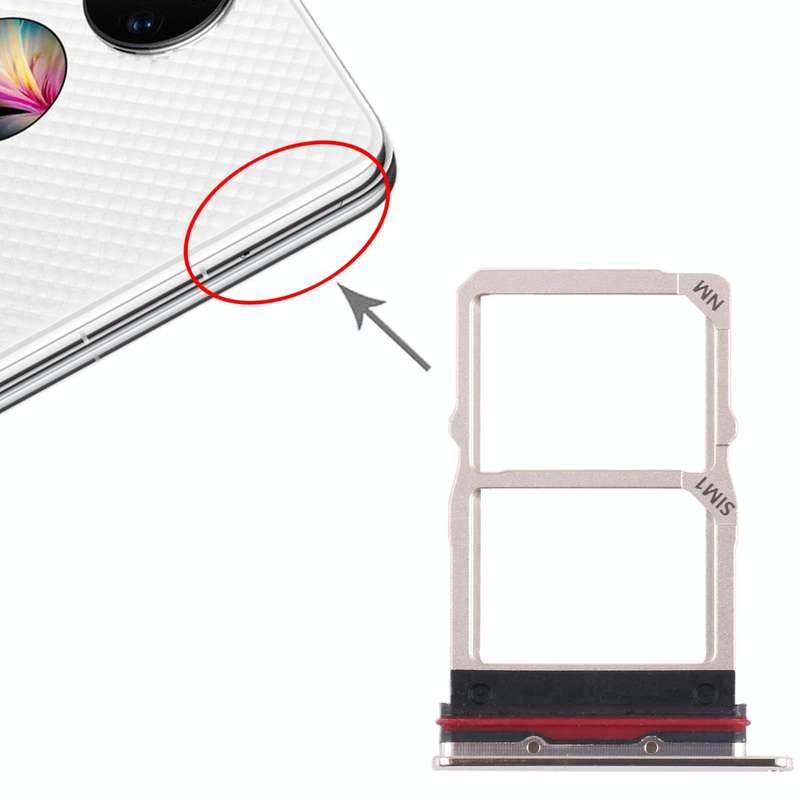 For Huawei P50 Pocket SIM + NM Card Tray (Gold)