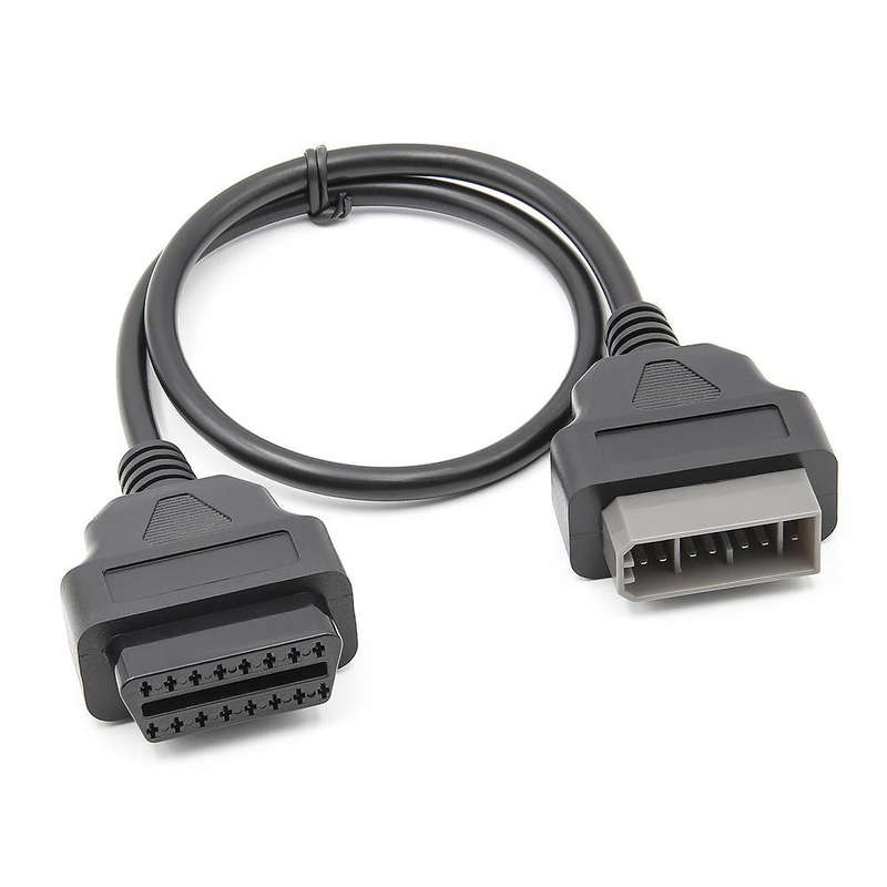 14Pin to 16Pin Car OBD2 Conversion Cable OBDII Diagnostic Adapter Cable for Nissan