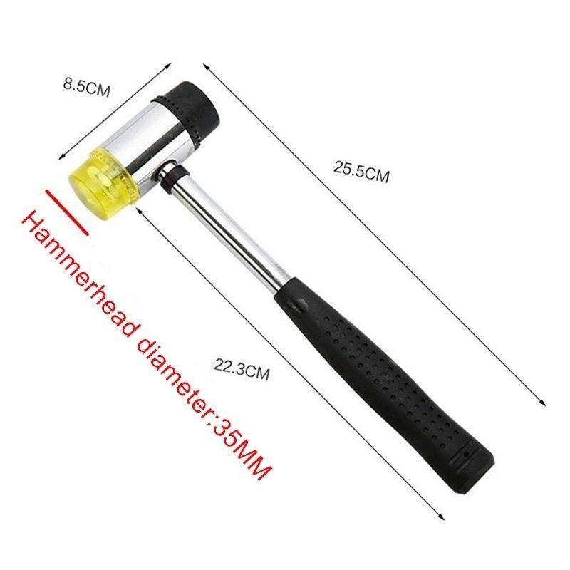 35mm Mini Steel Handle Round Head Hammer