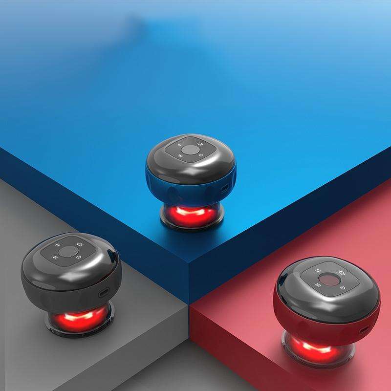 6-speed Charging Electric Cupping Massage Device(Blue)
