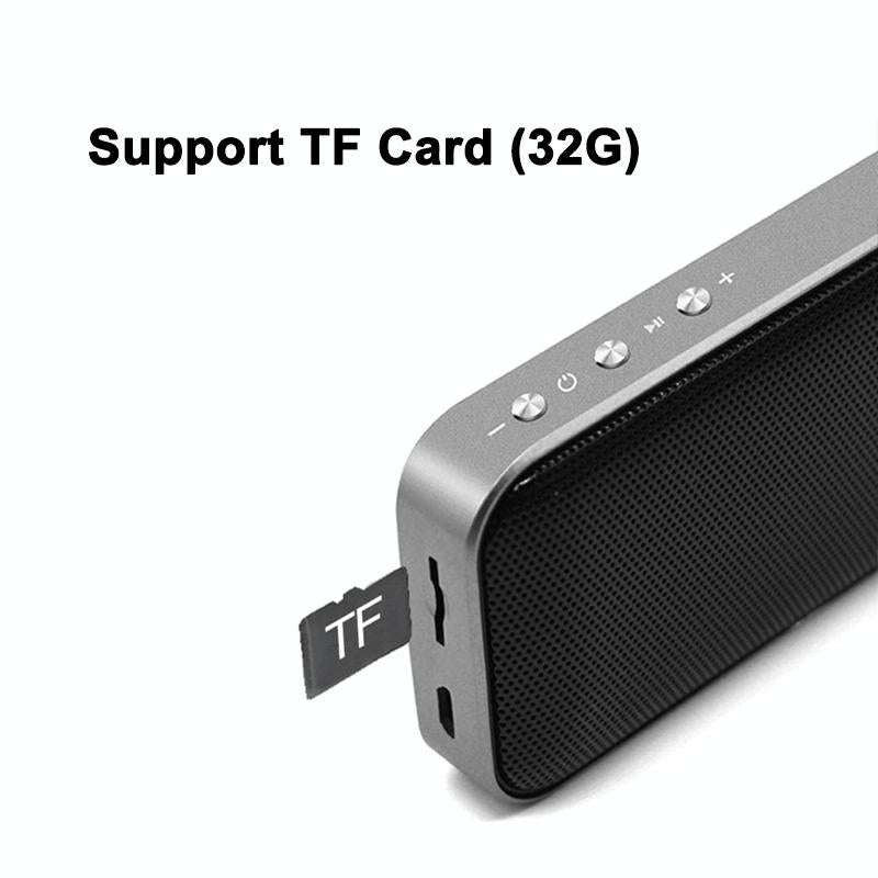 BT209 Outdoor Portable Ultra-thin Mini Wireless Bluetooth Speaker, Support TF Card & Hands-free C...
