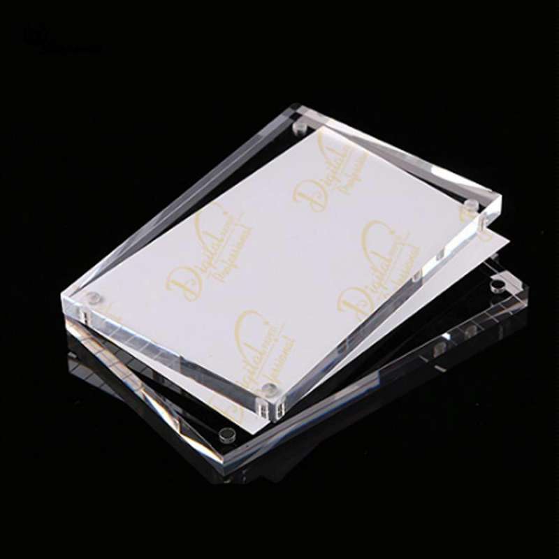 Magnetic Acrylic Transparent Rectangle Photo Frame Creative Birthday Photo Frame, Size:150x210mm