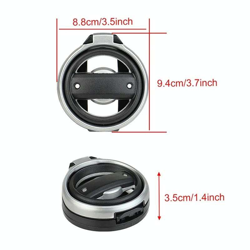 For Jeep Wrangler JK 2007-2017 JL / JT 2018+ Car Air Conditioner Air Vent Water Cup Holder (Blue)