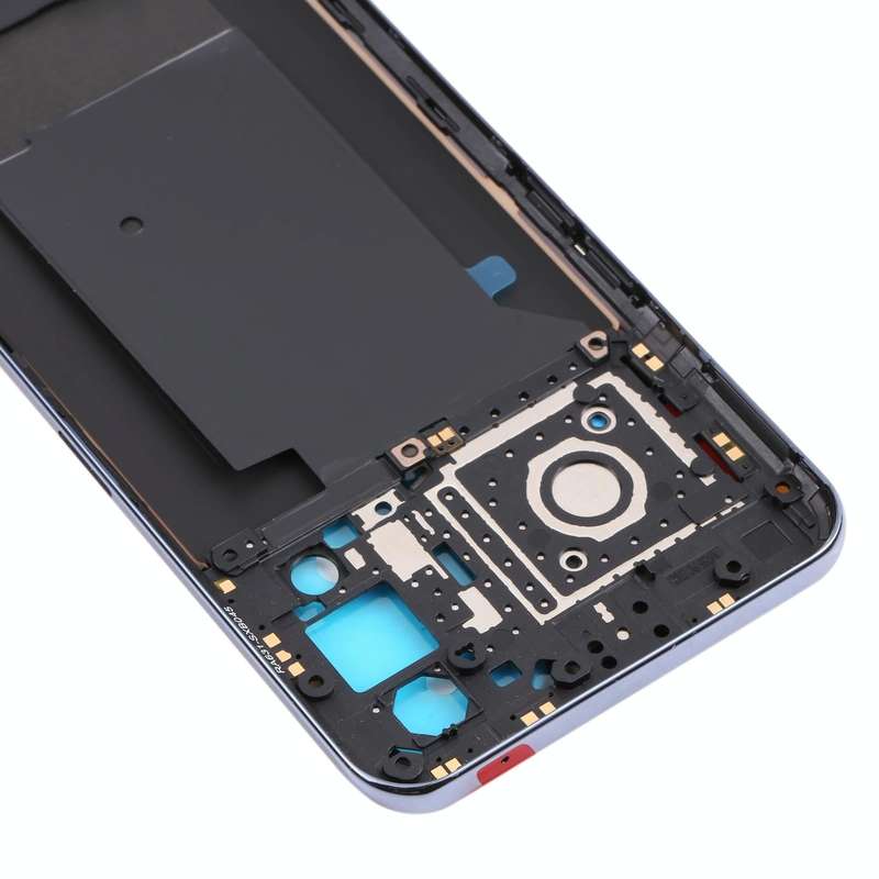 For OPPO Realme GT RMX2202 Middle Frame Bezel Plate + Battery Back Cover (Yellow)