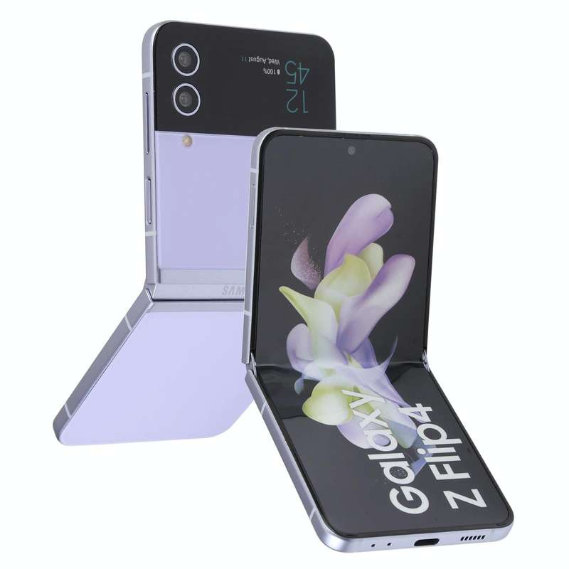 For Samsung Galaxy Z Flip4 Color Screen Non-Working Fake Dummy Display Model (Purple)