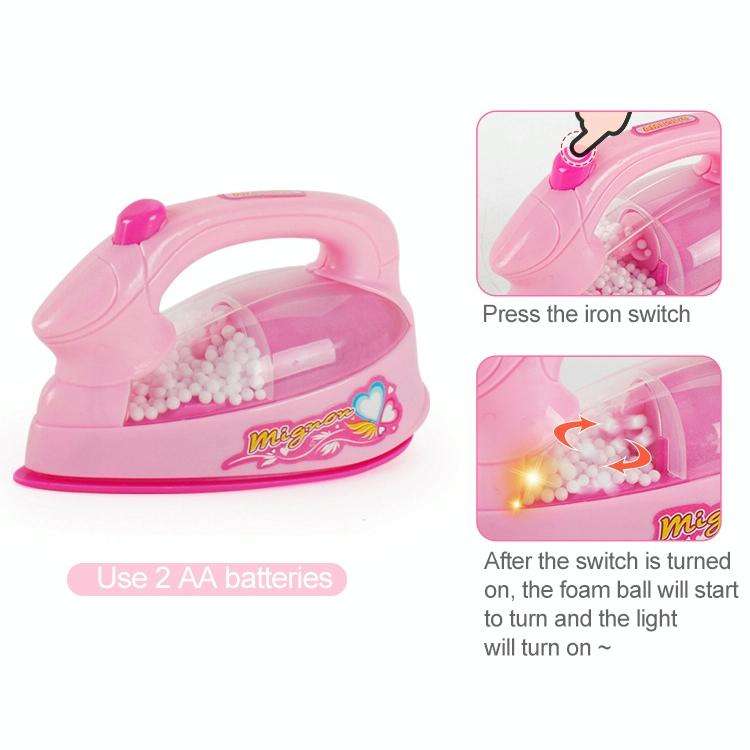Mini Electric Iron Pretend Play Children Simulation Appliances Toys