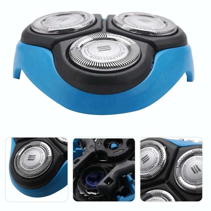 For Philips AT/PT Series Razor Integral Head with HQ8 Double-layer Blades(Blue)