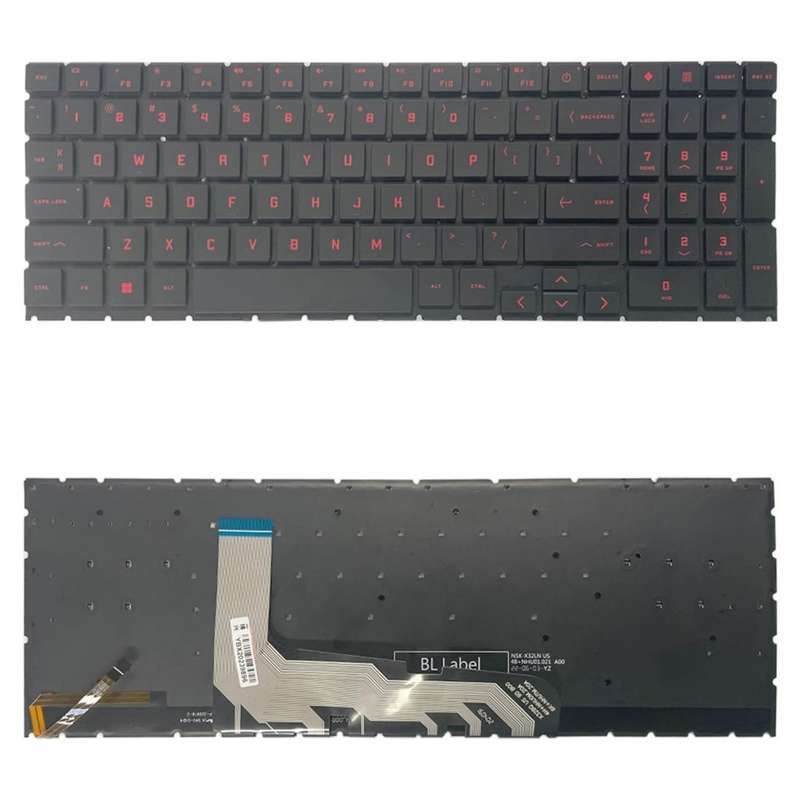US Version Keyboard with Backlight / Number Key For HP OMEN 15 2020 15-EK 15-EN EK1016TX EK1000 E...