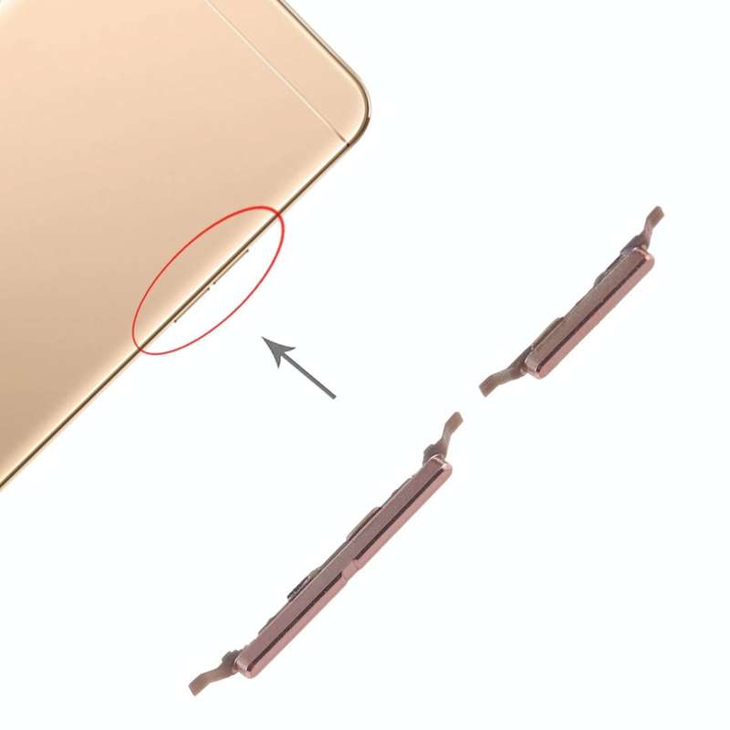 For OPPO A37 Side Keys(Gold)