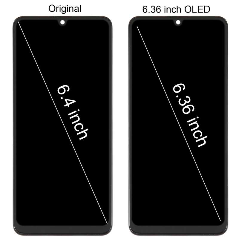 For Samsung Galaxy M32 SM-M325 OLED LCD Screen Digitizer Full Assembly with Frame