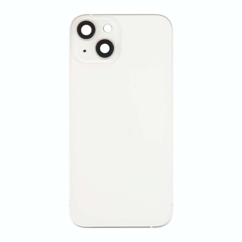 For iPhone 14 Battery Back Cover with Middle Frame / Side Keys(Gold)