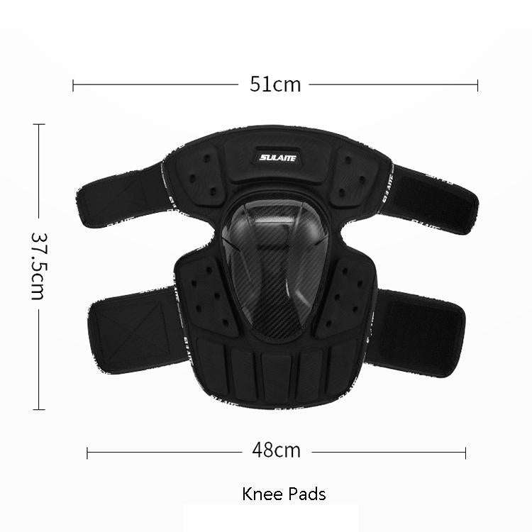 SULAITE Off-Road Motorcycle Windproof Warmth Drop-Proof Breathable Carbon Fiber Protective Gear, ...