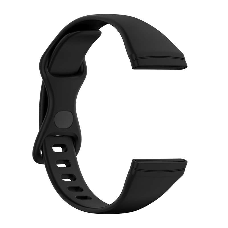 For Fitbit Versa 4 / Versa 3 / Sense Universal TPU Watch Band, Size:S(Black)