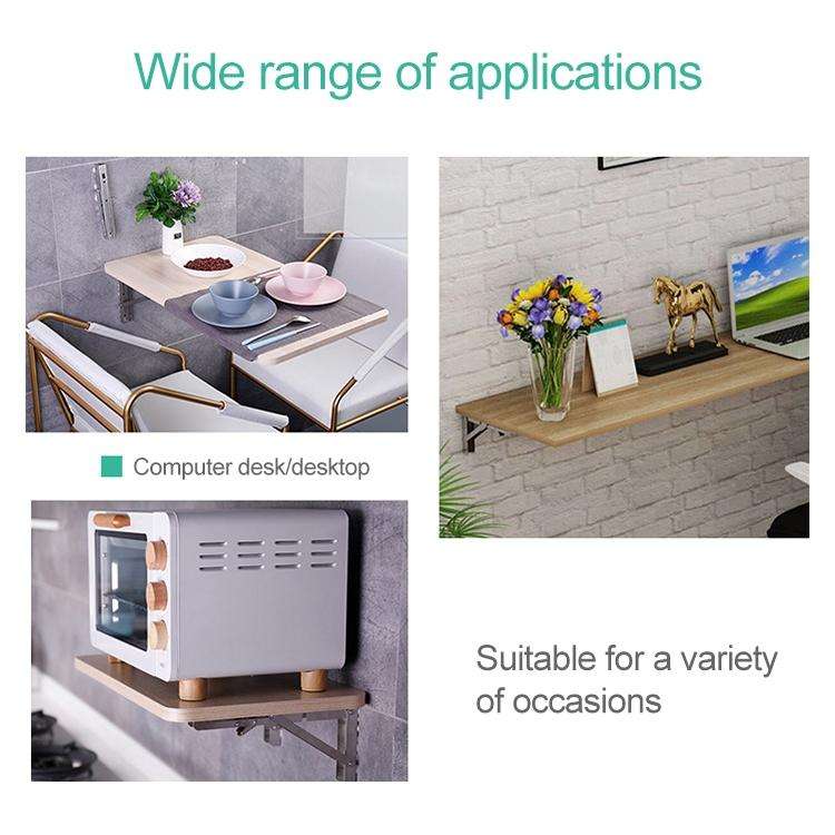 16 inch Wall-mounted Foldable K-shaped Storage Shelf for Dining Table