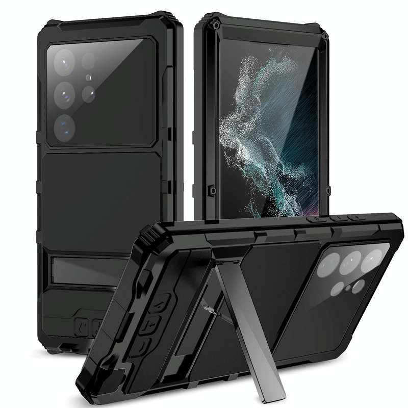 For Samsung Galaxy S22 Ultra 5G R-JUST RJ-56 3rd Gen Life Waterproof Dustproof Shockproof Phone C...
