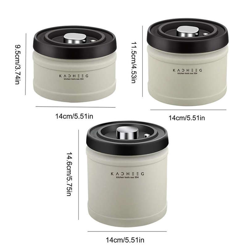 Kacheeg Sealing Can Pressed Vacuum Coffee Bean Tea Cans, Capacity: 750ml